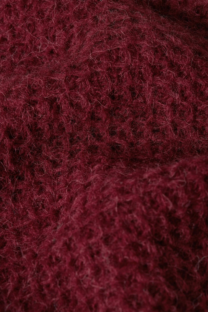King Louie gensere Jeanie Yoke genser - Cabernet Red