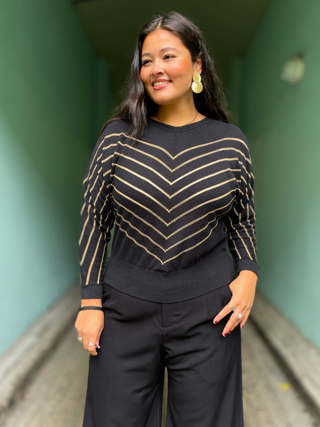 King Louie gensere Joy plume genser - svart