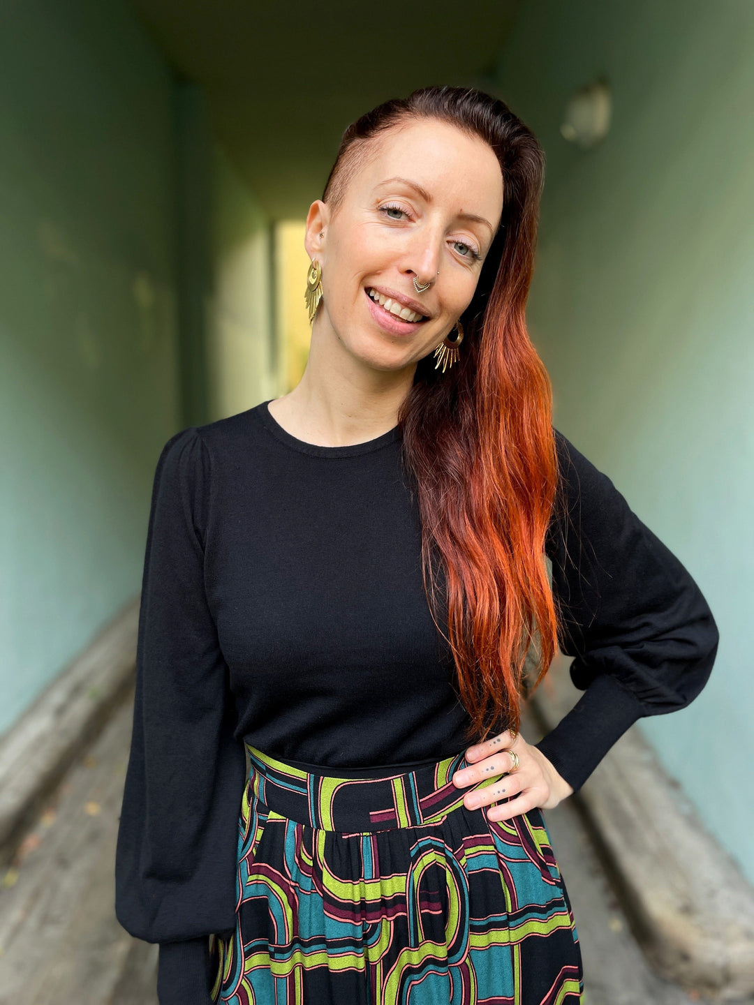 King Louie gensere Maya Cocoon genser - svart