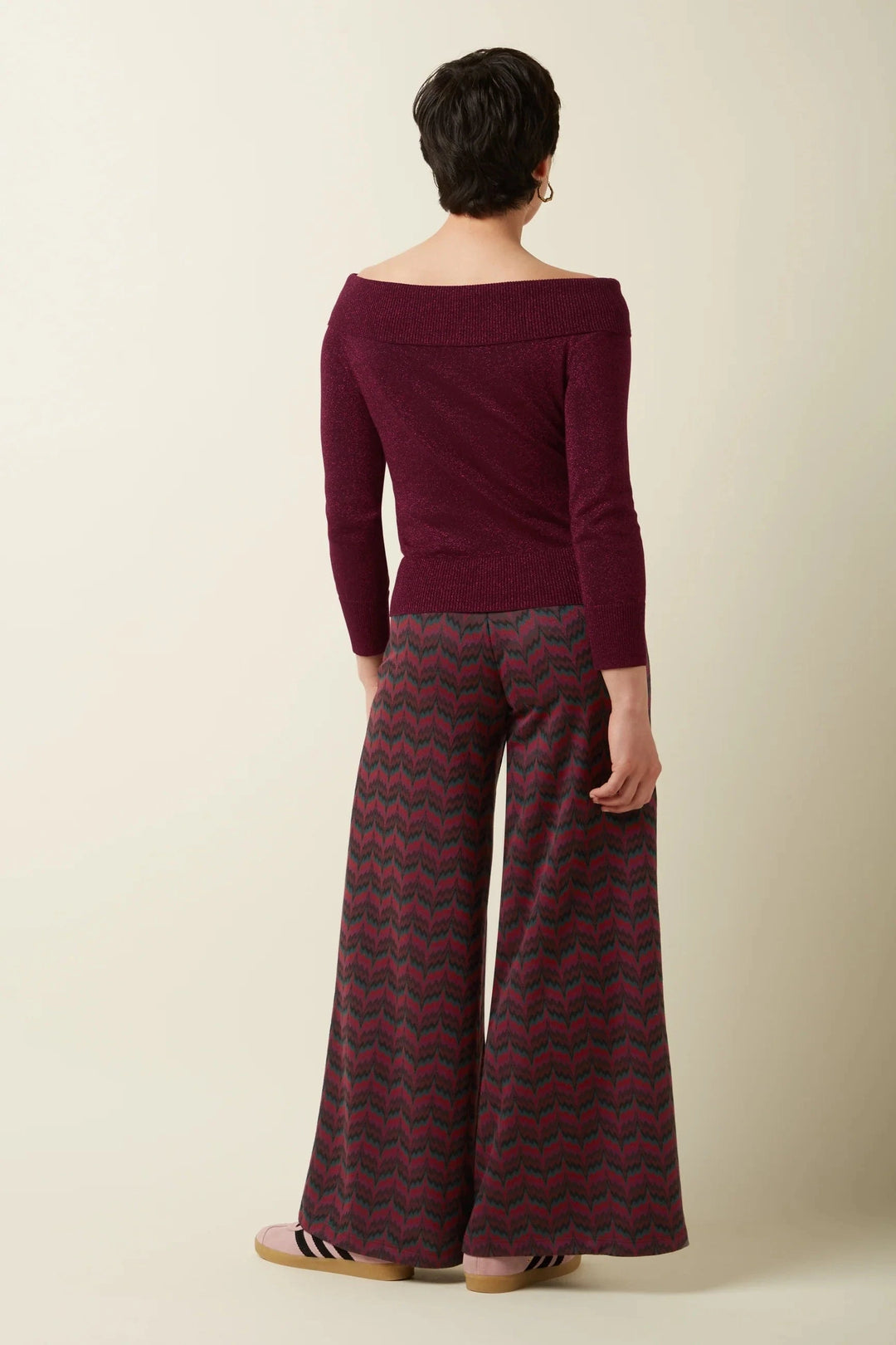 King Louie gensere Mirta topp - Cabernet Red