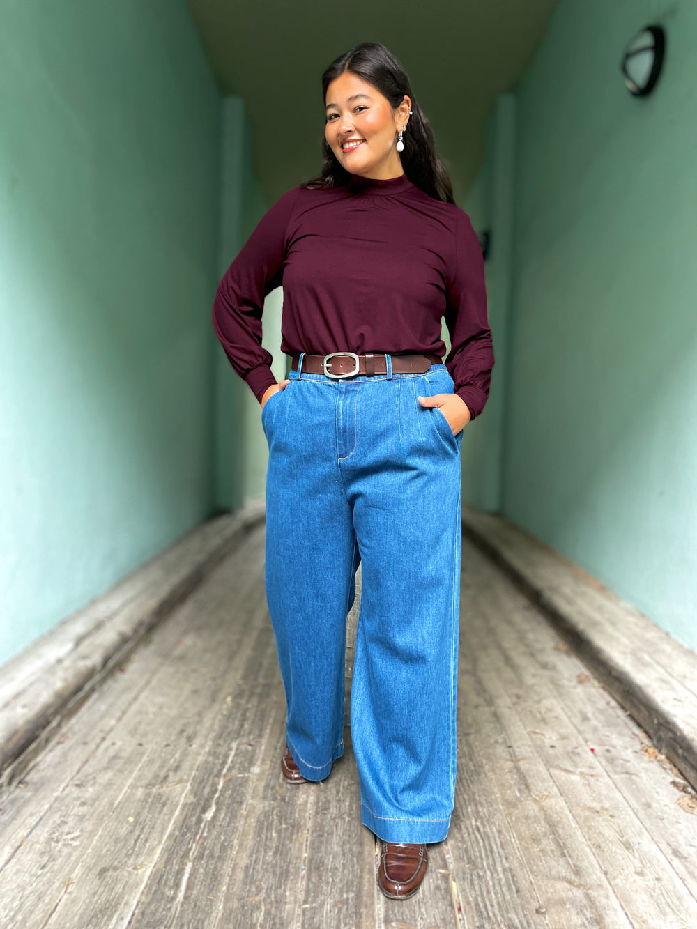 King Louie gensere Phoebe topp - porto red