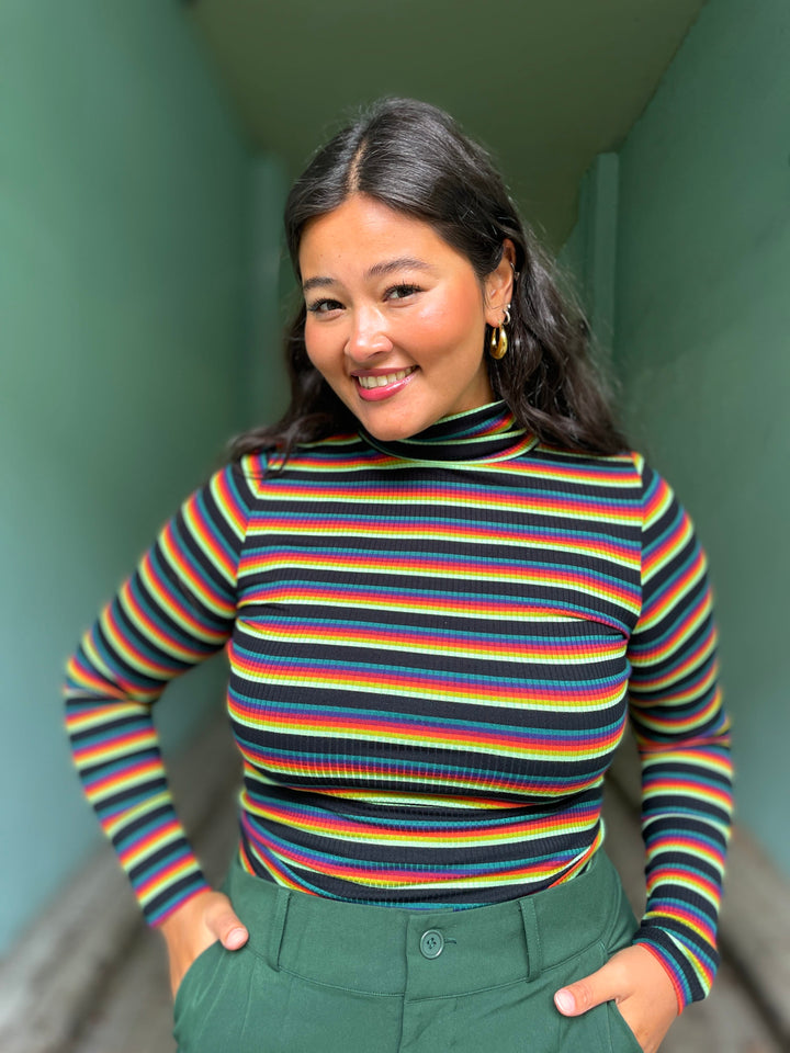 King Louie gensere Rollneck Lottie Stripe genser