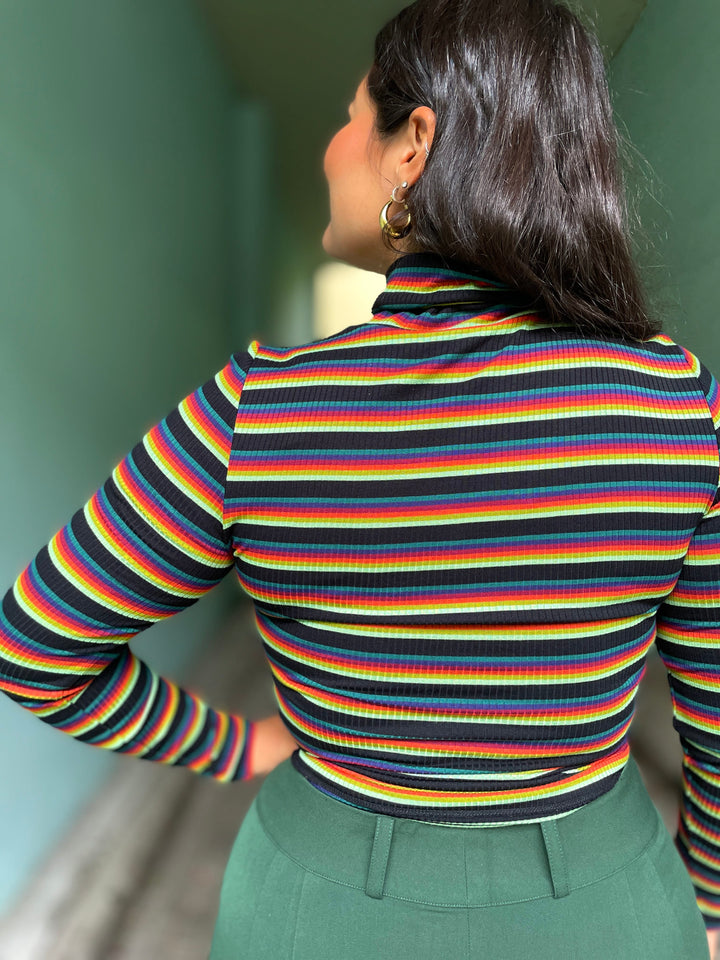 King Louie gensere Rollneck Lottie Stripe genser