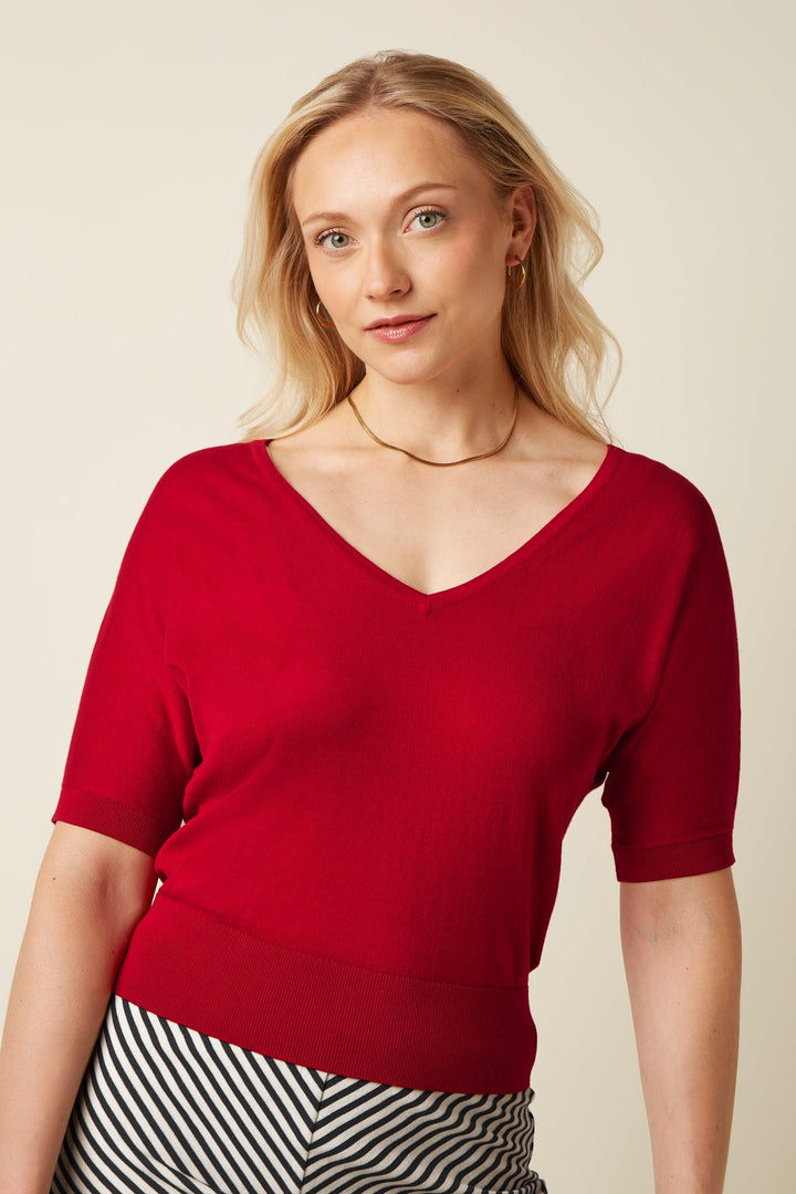 King Louie gensere Valentina topp - chili red