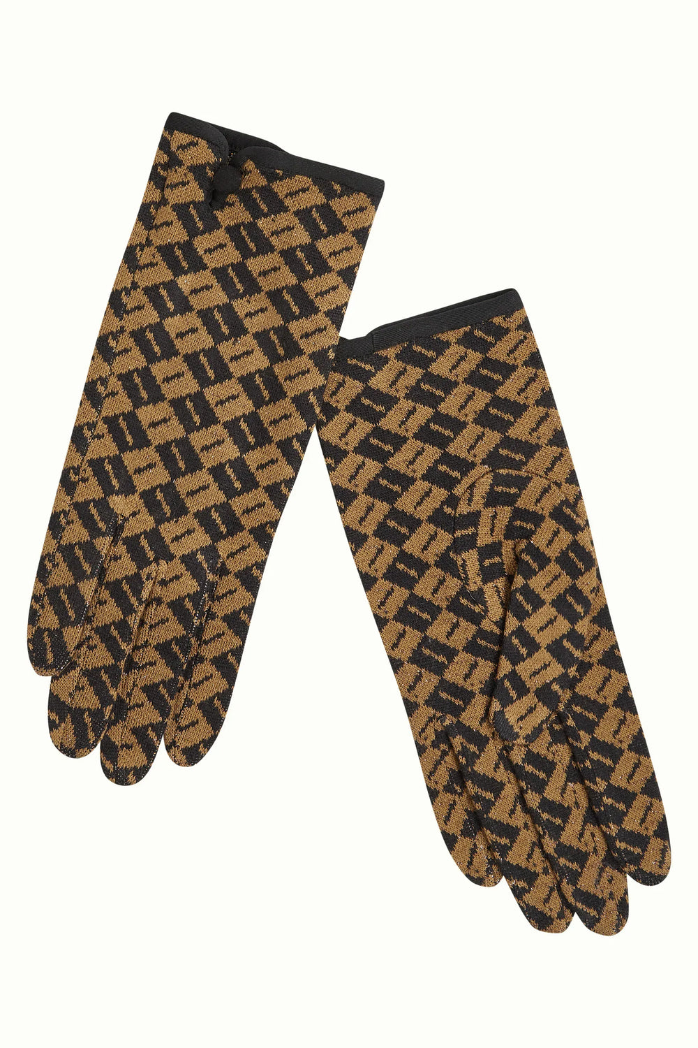 King Louie hansker Hansker Leaf - golden brown