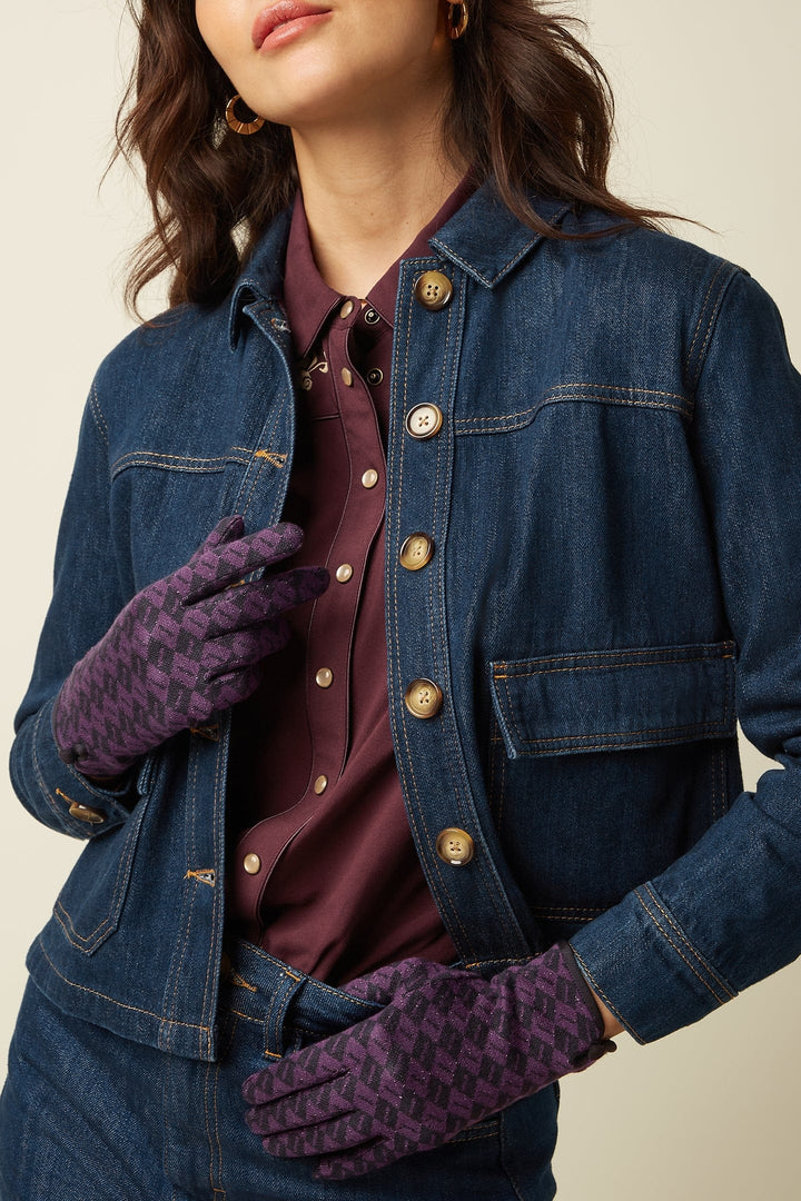 King Louie hansker Hansker Leaf - imperial purple