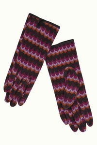 King Louie hansker Hansker Zigzag - caspia purple