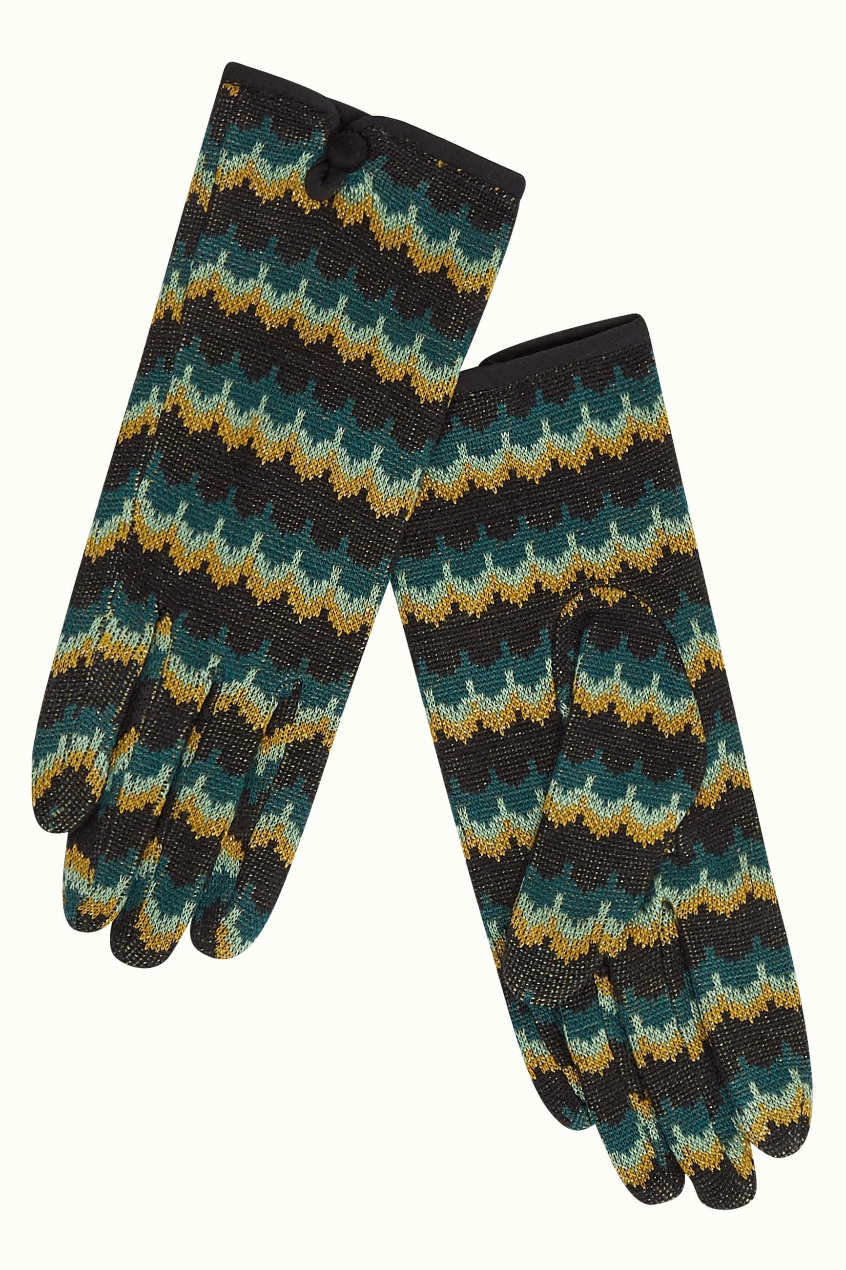 King Louie hansker Hansker Zigzag - pine green