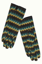 Last inn bildet i Galleri-visningsprogrammet, King Louie hansker Hansker Zigzag - pine green
