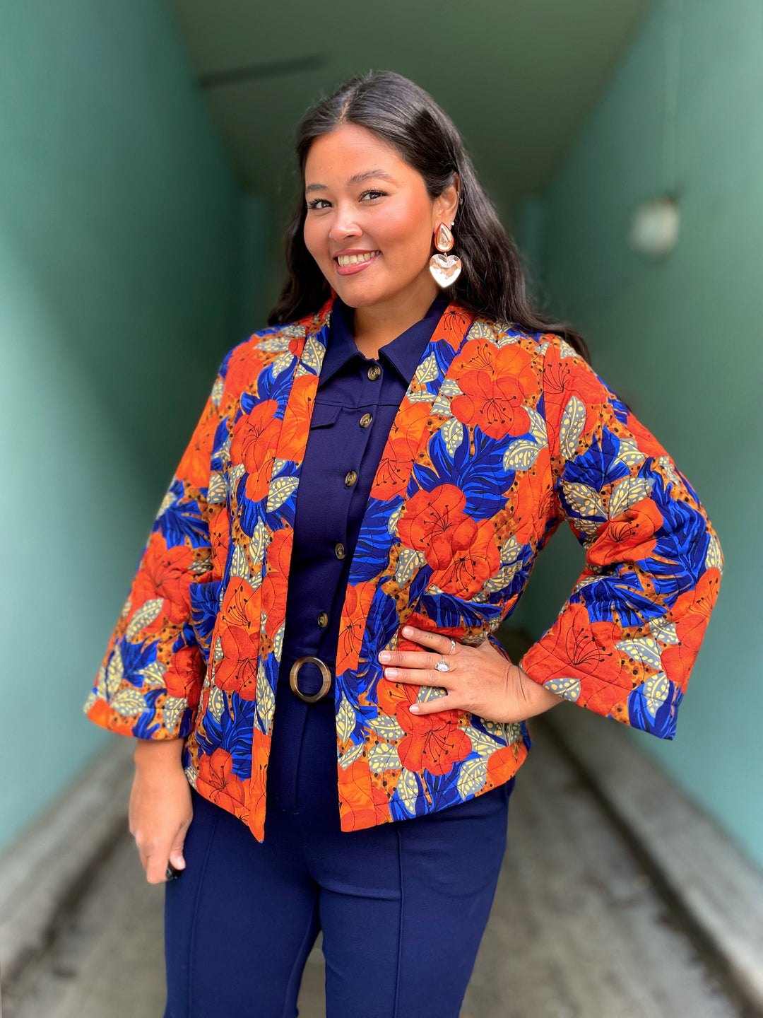 King Louie jakke Noor Maui jakke - summer fig