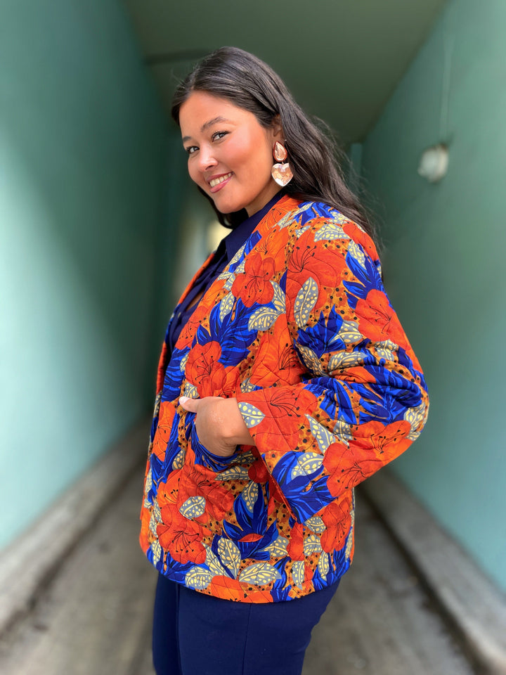 King Louie jakke Noor Maui jakke - summer fig