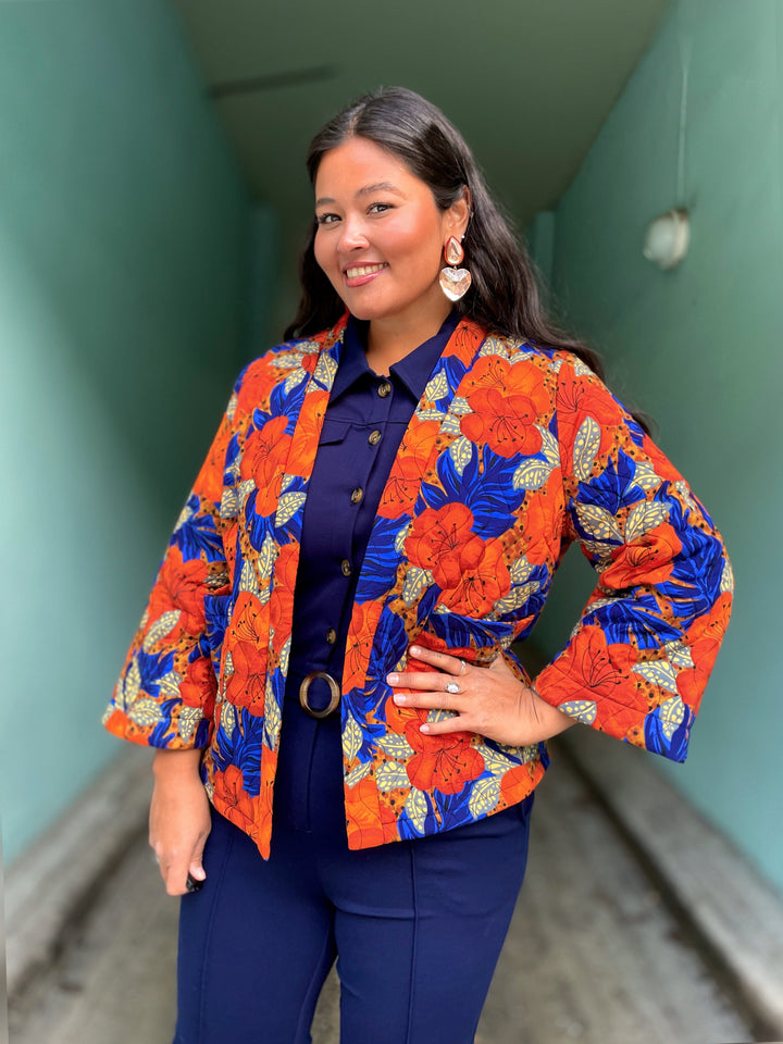 King Louie jakke Noor Maui jakke - summer fig