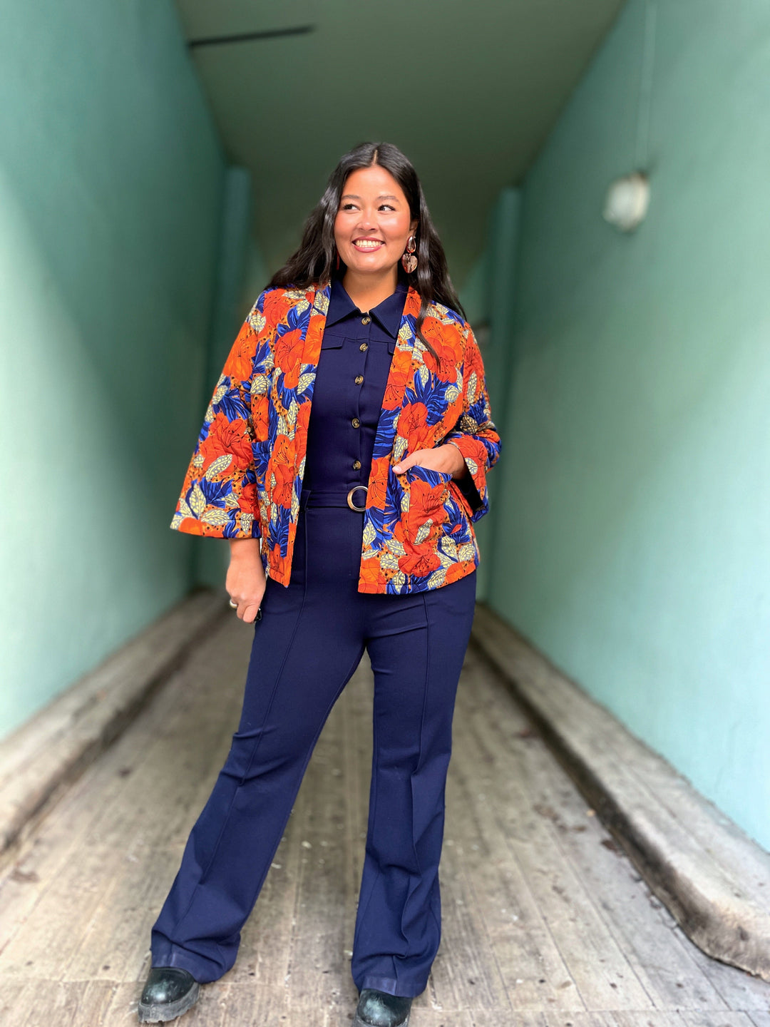 King Louie jakke Noor Maui jakke - summer fig