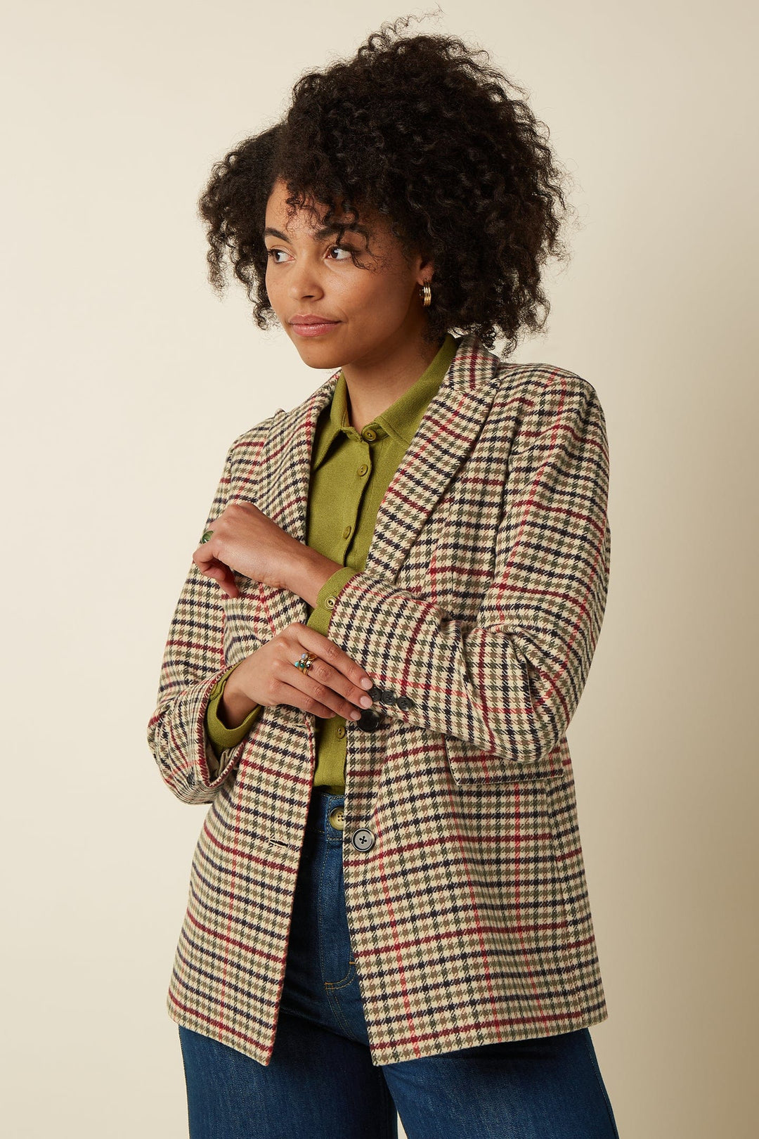 King Louie jakke Tula check blazer