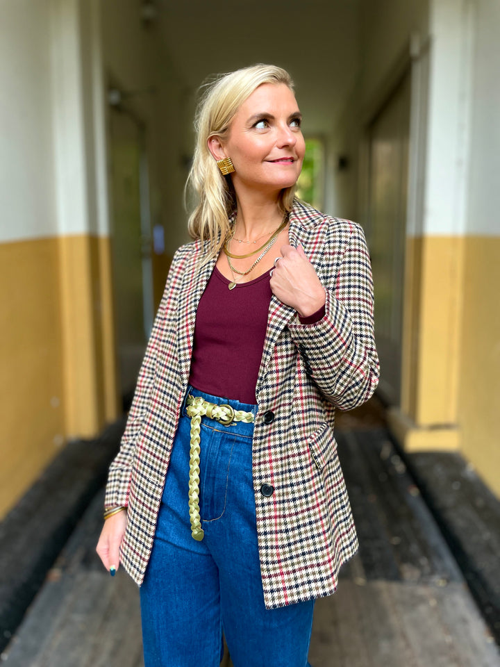 King Louie jakke Tula check blazer