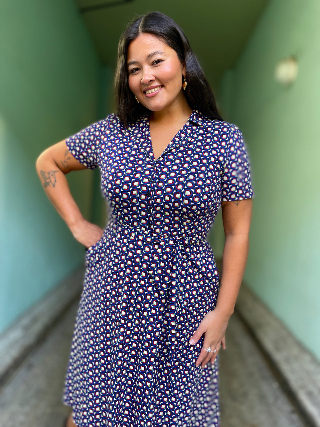 King Louie kjoler Sheeva Fifi kjole kortermet