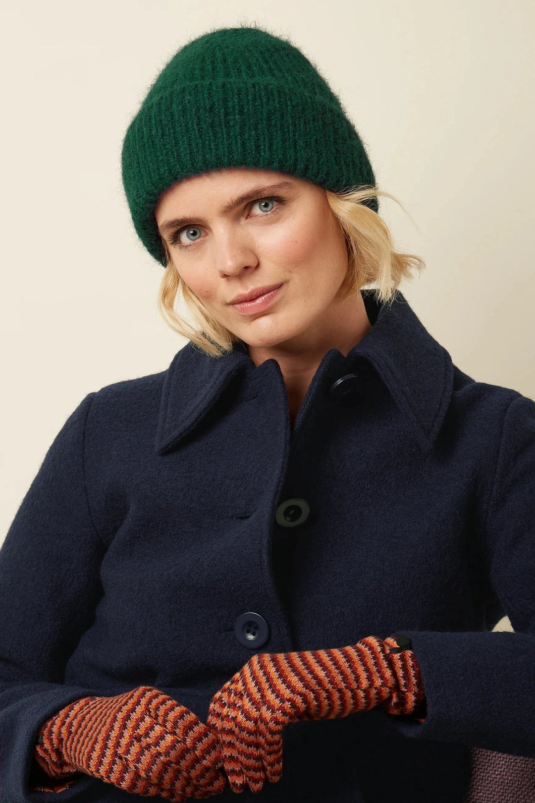 King Louie Luer Beanie posh - Botanical green
