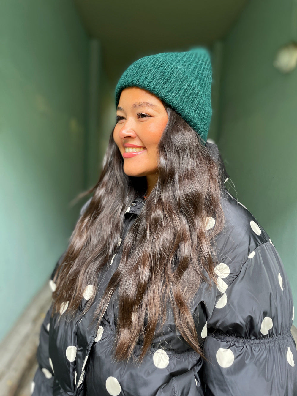 King Louie Luer Beanie posh - Botanical green