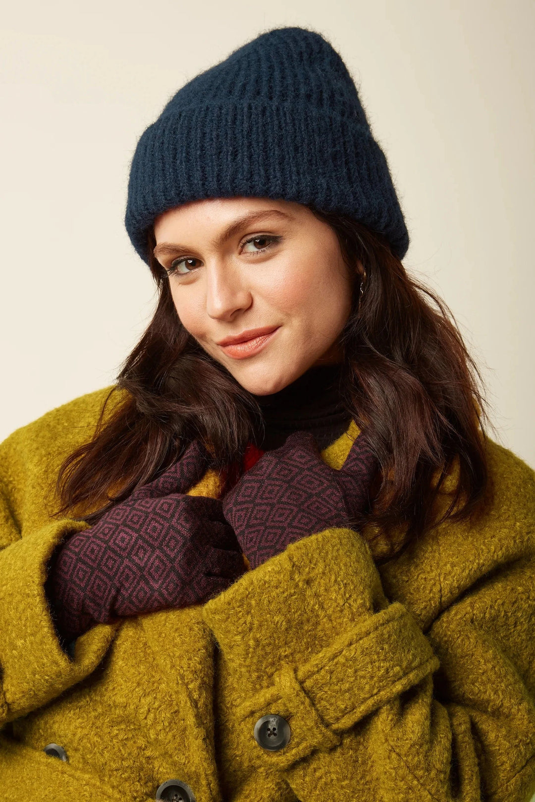 King Louie Luer Beanie posh - Evening Blue