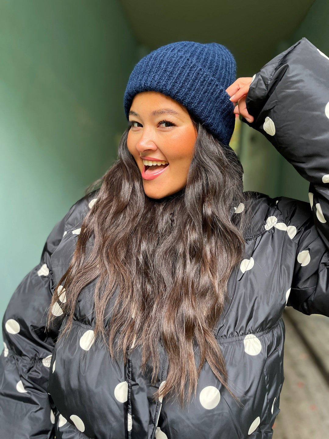 King Louie Luer Beanie posh - Evening Blue