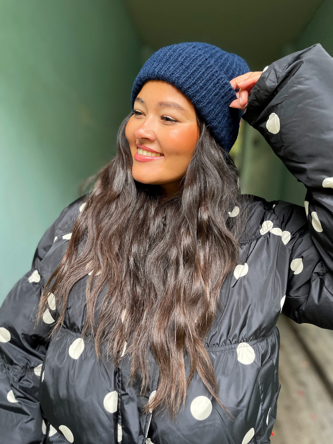 King Louie Luer Beanie posh - Evening Blue