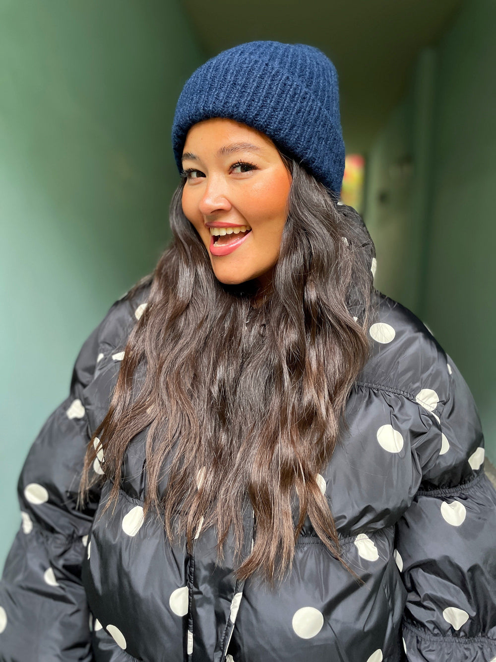 King Louie Luer Beanie posh - Evening Blue