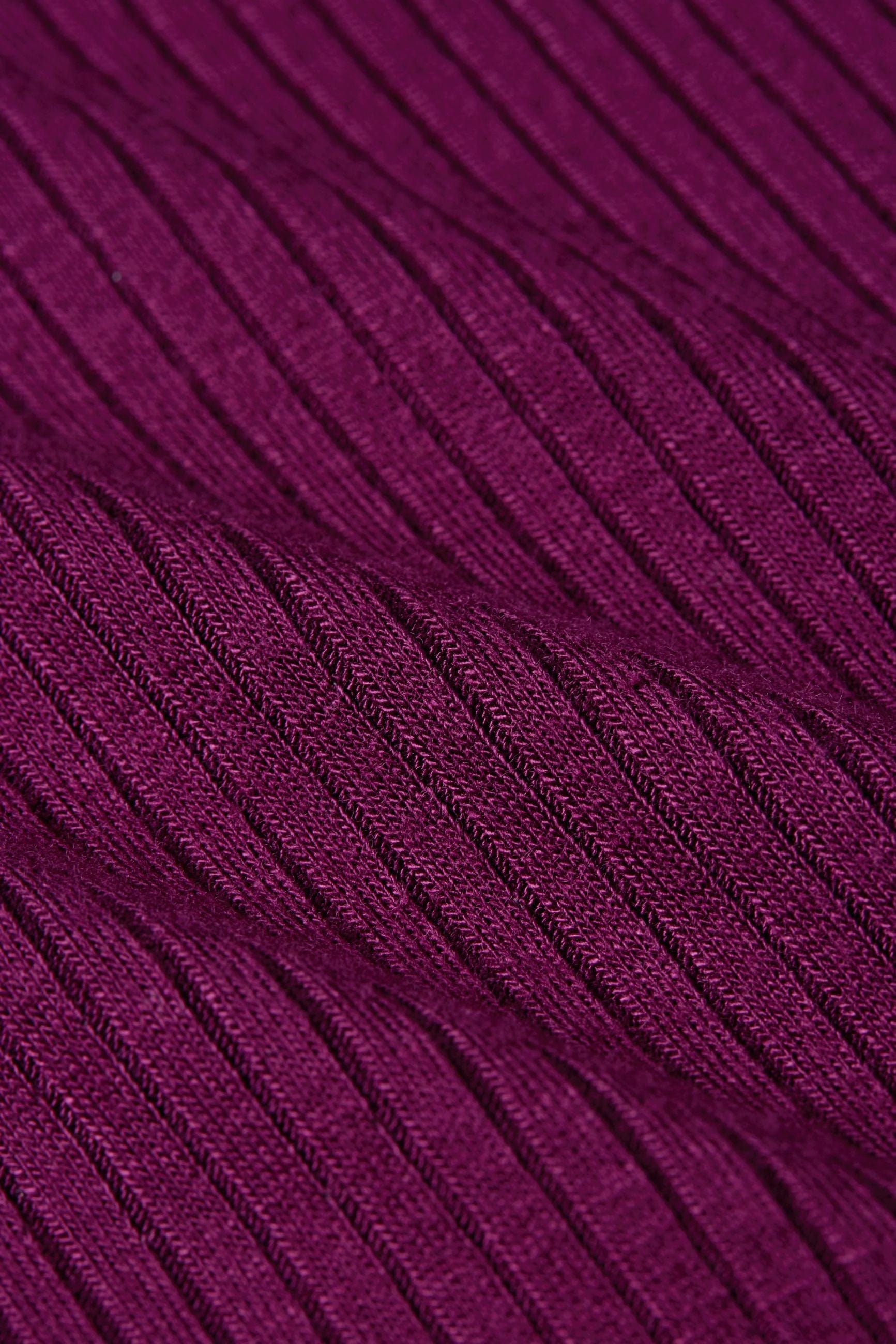 King Louie Overdeler Pologenser rollneck rib - caspia purple