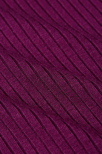 King Louie Overdeler Pologenser rollneck rib - caspia purple