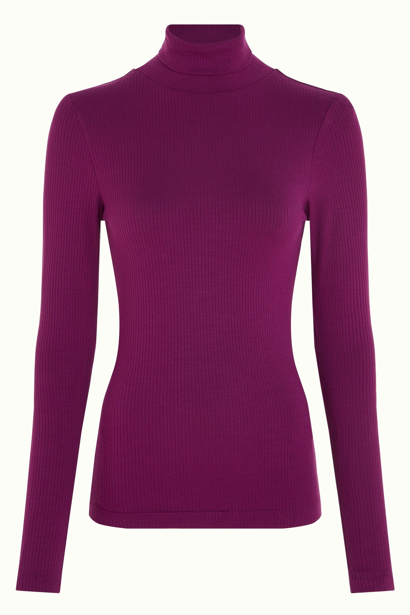 King Louie Overdeler Pologenser rollneck rib - caspia purple