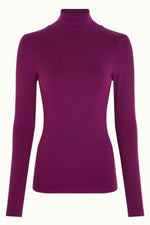 Last inn bildet i Galleri-visningsprogrammet, King Louie Overdeler Pologenser rollneck rib - caspia purple
