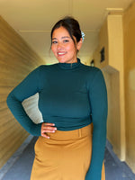 Last inn bildet i Galleri-visningsprogrammet, King Louie Overdeler Pologenser rollneck rib - grønn
