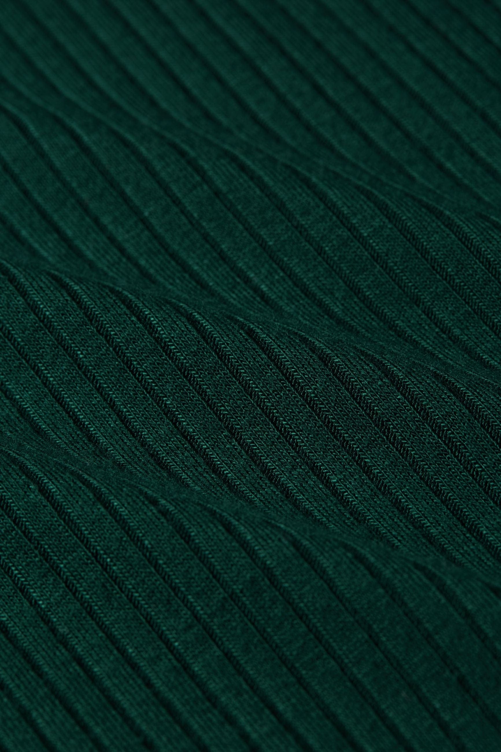 King Louie Overdeler Pologenser rollneck rib - pine green