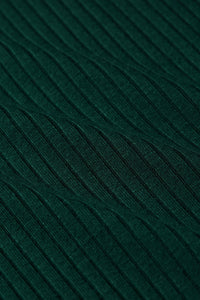 King Louie Overdeler Pologenser rollneck rib - pine green