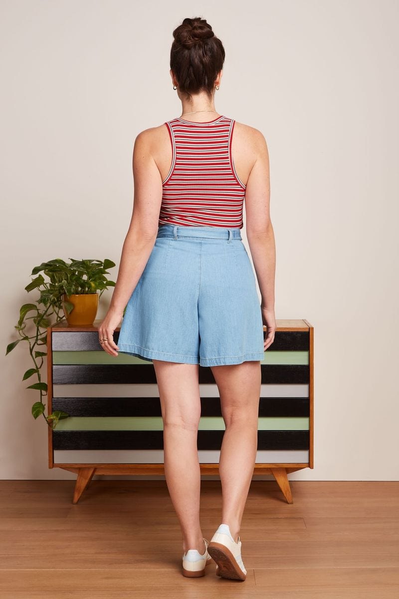 King Louie shorts Marnie Light Denim Shorts