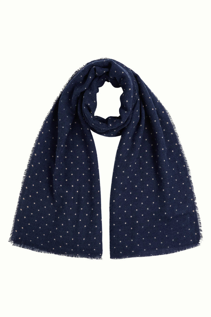 King Louie Skjerf Skjerf Freckle - ink blue