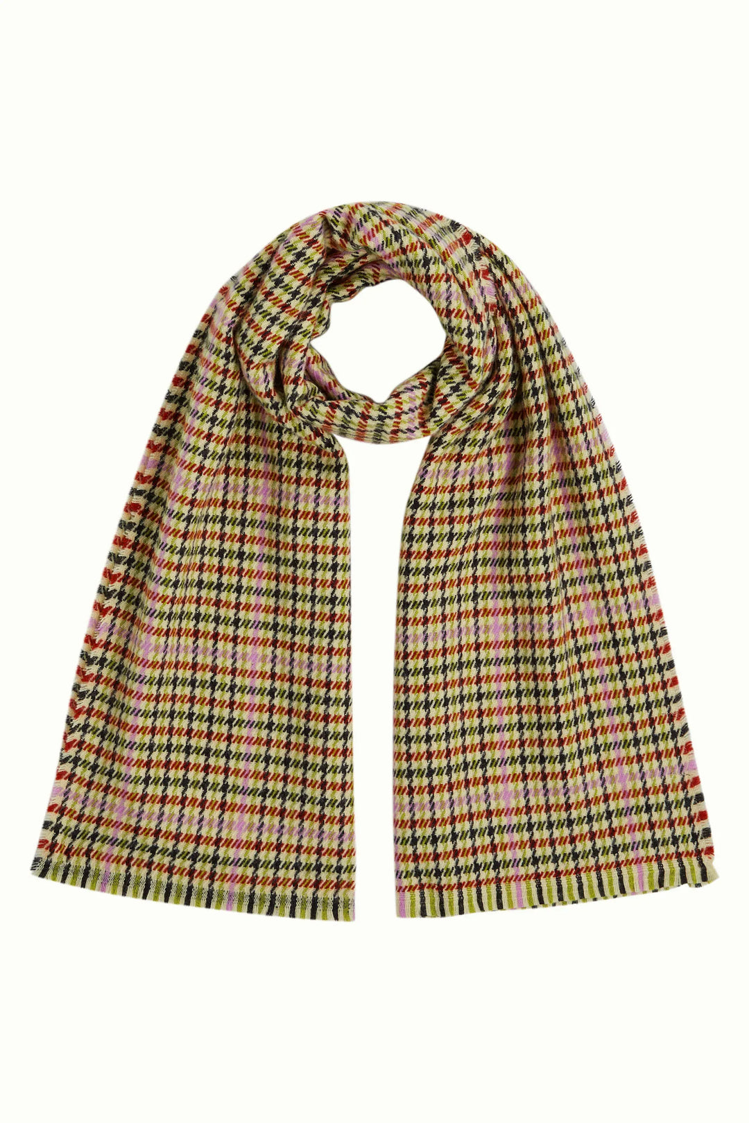 King Louie Skjerf Skjerf Houndstooth - spicy brown