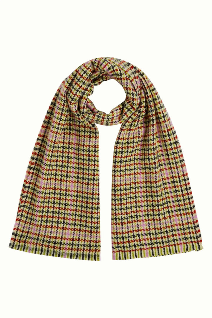 King Louie Skjerf Skjerf Houndstooth - spicy brown