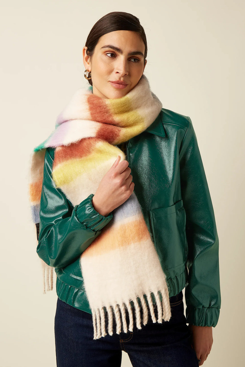 King Louie Skjerf Skjerf Striped - Multi color