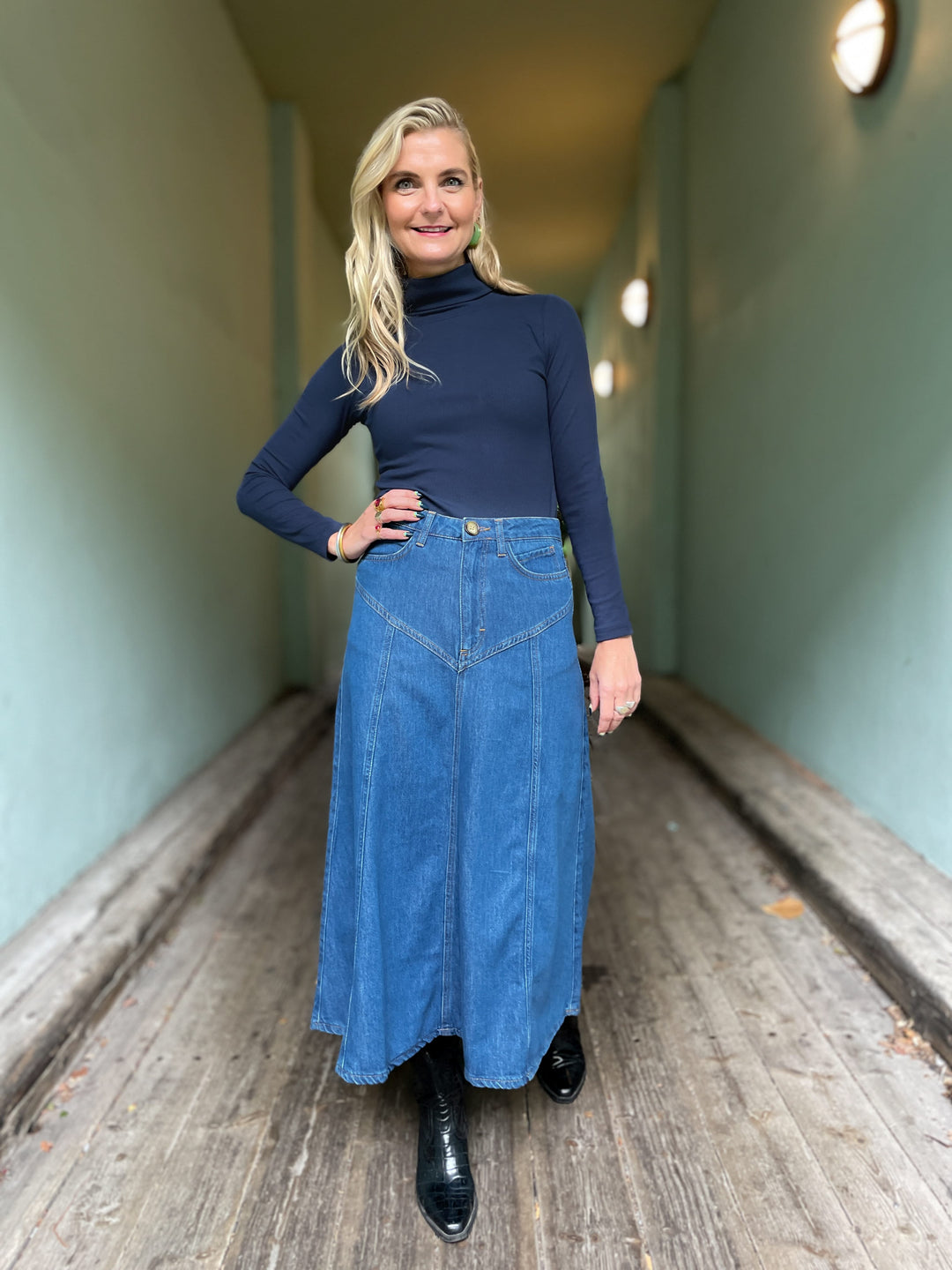 King Louie skjørt Dolly denim skjørt