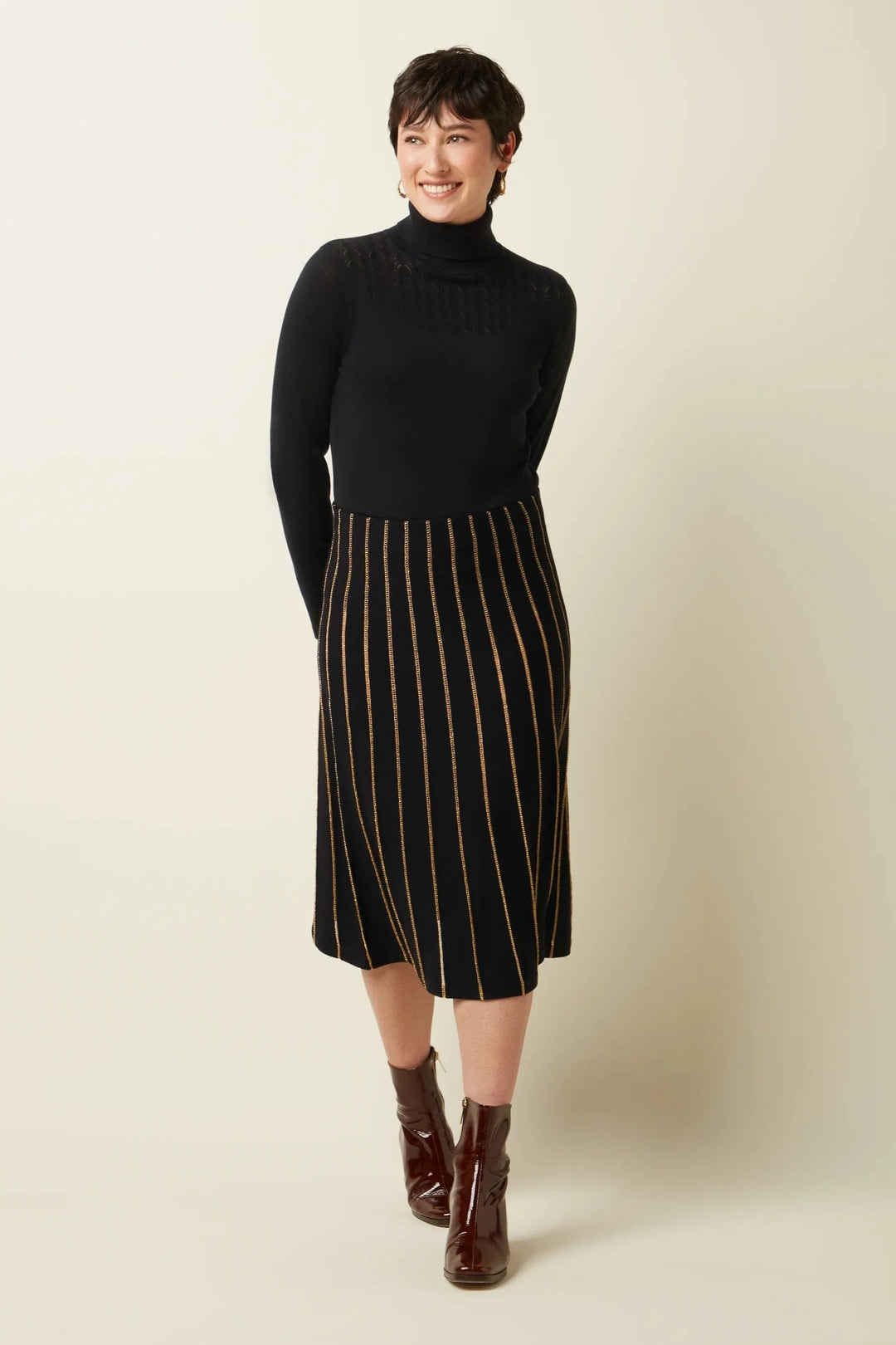 King Louie skjørt Knit Plume skjørt - svart