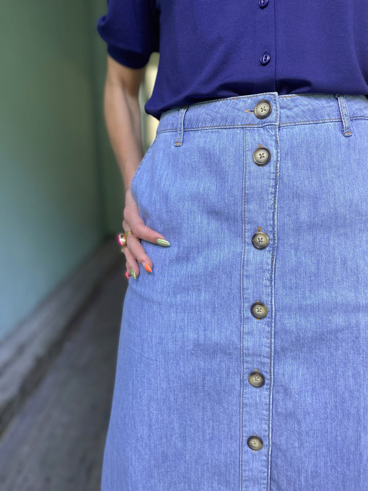 King Louie skjørt Marie Festa Denim Skjørt