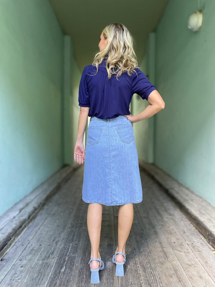 King Louie skjørt Marie Festa Denim Skjørt