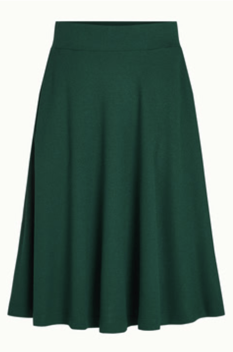 King Louie skjørt Serena Milano Crepe skjørt - botanical green