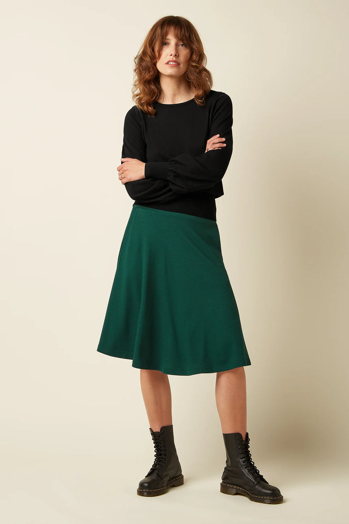 King Louie skjørt Serena Milano Crepe skjørt - botanical green