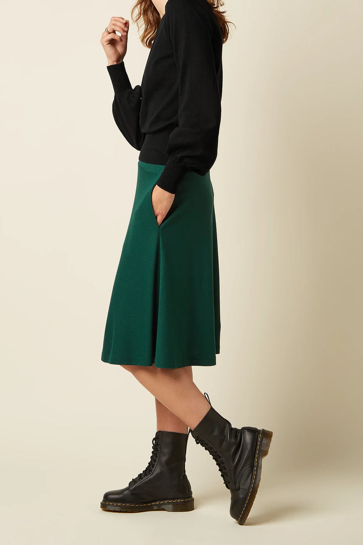 King Louie skjørt Serena Milano Crepe skjørt - botanical green
