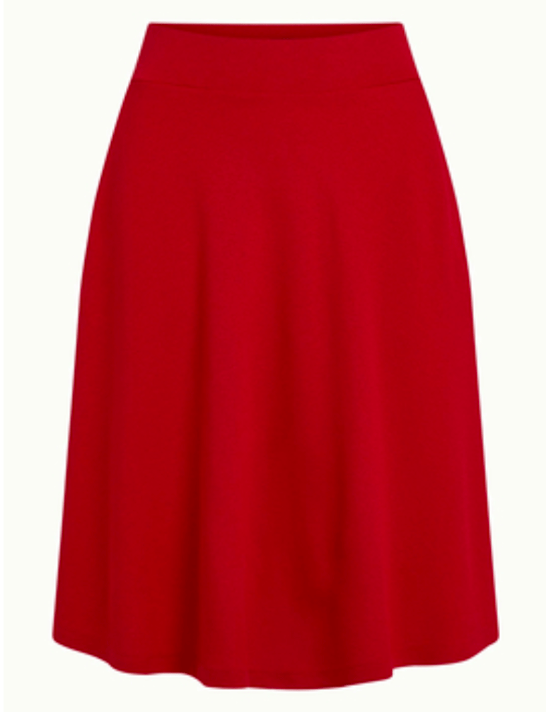 King Louie skjørt Serena Milano Crepe skjørt - chili red