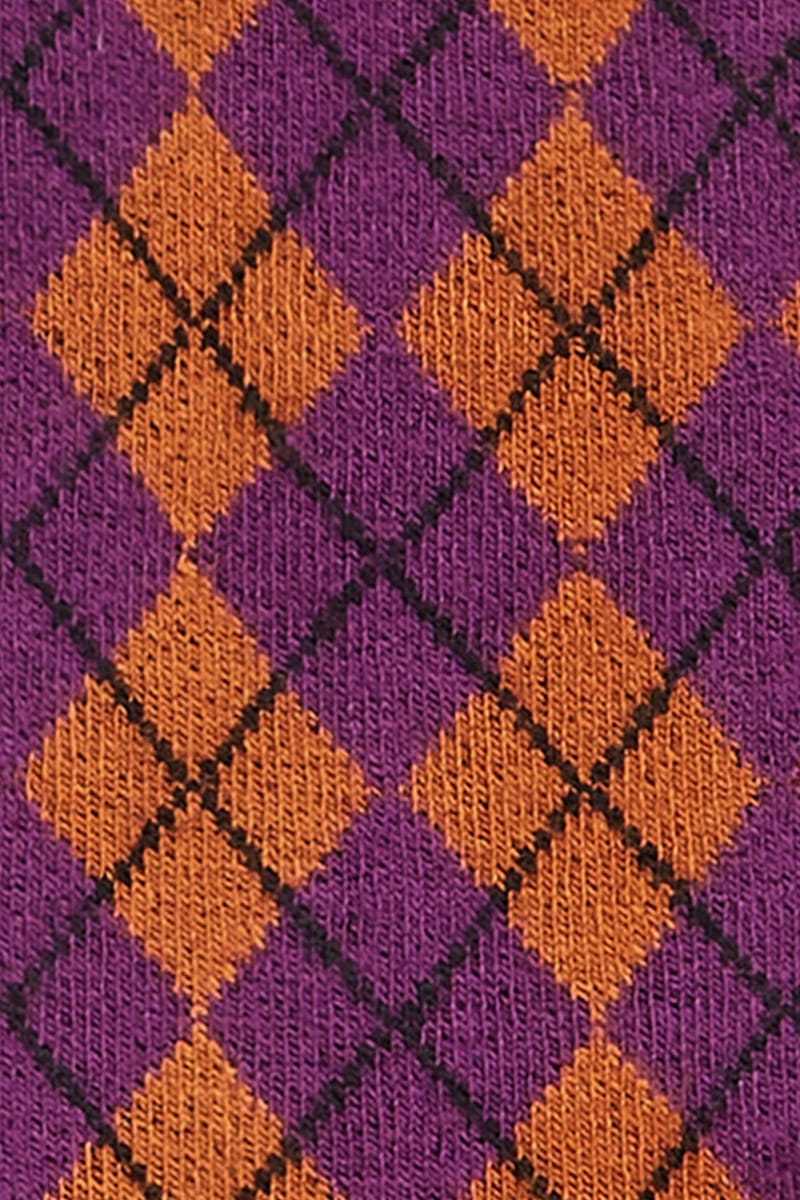 King Louie Sokker Sokker Argyle - spicy brown
