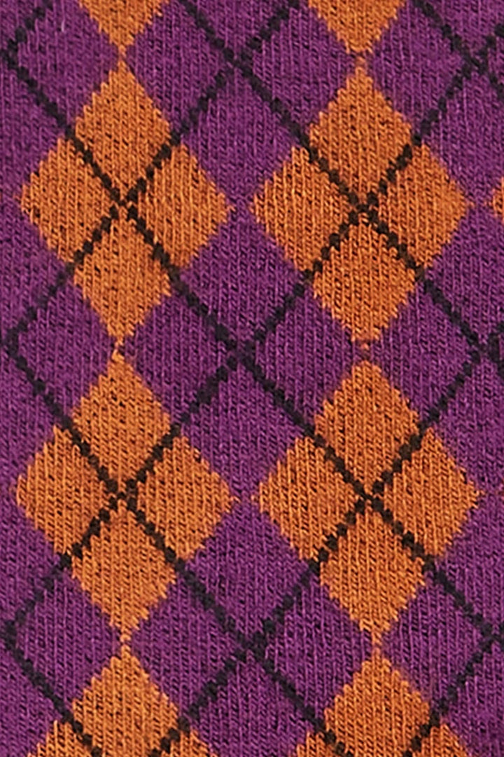 King Louie Sokker Sokker Argyle - spicy brown