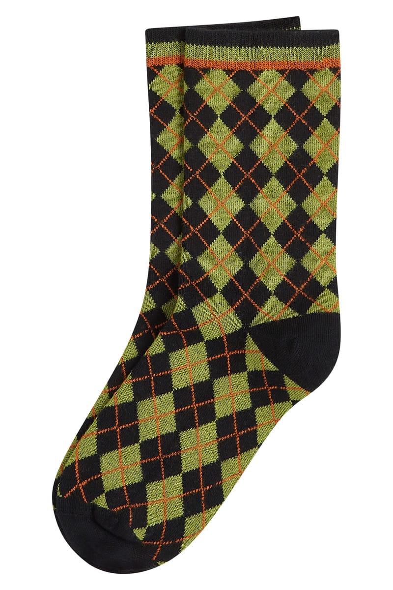 King Louie Sokker Sokker Argyle - woodbine green