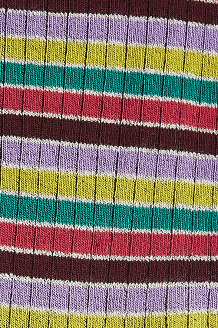 King Louie Sokker Sokker Rib stripe - porto red
